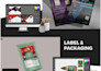 design stunning, ready to print, labels, bags, and packaging