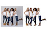cutout image with hair masking