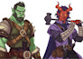 draw dnd character art, creature, game art, sheet, fantasy art and dnd party