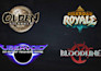 design a stylized fantasy rpg game logo and branding