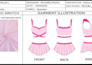 make detailed tech pack and fashion flats
