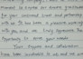 do handwrite notes and letters