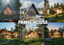 design frame house, tiny house, small house, cabin house, container house