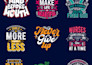 create a unique, minimalist custom typography t shirt design