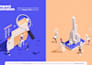 create custom isometric illustrations for your saas or IT startup