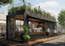 luxury 3d container home, office design, modular house,kiosk