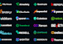 do unique modern timeless crypto tech saas software app logo design