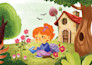 create custom whimsical children book illustrations