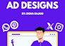 design canva templates for instagram ads, and facebook ads