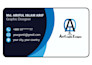 design a modern double sided business card