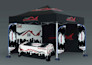 design canopy tent, table cover, feather flag, tent