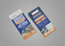 design door hanger, postcard mailer, dl flyer