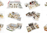 give photo realistic 3d floor plan rendering service