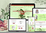 build responsive book author website or ebook landing page using elementor