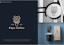 create a clean and elegant minimalist line art logo design