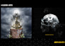 make a rock, heavy metal album cover