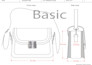 create flat technical drawings for handbag, wallet, backpack