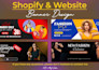 create google banner ads, shopify and website banner design
