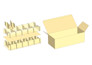 create packaging box dieline, die cut and cut lines template