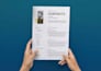 design a professional and modern resume or CV