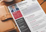 design a professional and modern resume or CV
