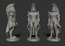 do 3d character modeling and 3d sculpting for 3d print
