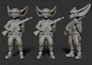 do 3d character modeling and 3d sculpting for 3d print