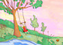 draw a children book illustration with funny animals