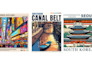 make retro travel posters for cultural cafés and restaurants