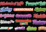 make hand drawn typograph logo or label design