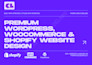 design a custom website on HTML, CSS and javascript