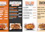 design premium quality menu and digital screens for your restaurant or cafe