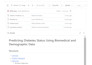 perform data analysis and build ml models