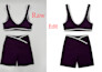 create flatlay retouch and packshot apparel photo edit services