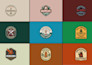 design premium vintage, retro, emblem logo