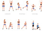 do yoga, fitness, workout, exercise or other pose illustrations