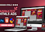 design creative HTML5 banner ads for adroll remarketing