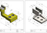 draft 2d mechanical technical drawings