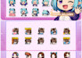 create cute custom chibi emotes for twitch and other platforms