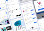 design modern mobile app UI UX for android and ios