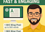 write engaging SEO blog posts that boost traffic and ranking
