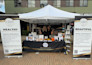 create a tradeshow booth pop up backdrop banner table cover to get more leads