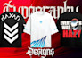 do unique typography t shirt design and merch design