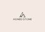 hs or stone  modern logo