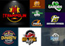 design a professional modern 3d logo for your brand