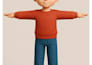 create 3d character, model for games animation and 3d print