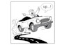 draw funny black and white cartoons