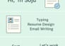 type and write professional emails and send emails