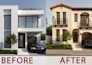 redesign your house facade with new materials