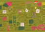 create fun board game illustration for kids and adults